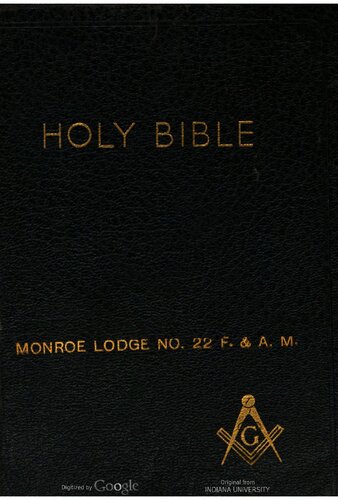 The Holy Bible, containing the Old and New Testaments...