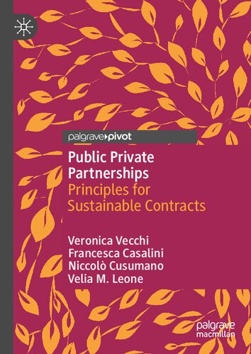 Public Private Partnerships: Principles for Sustainable Contracts