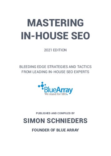 Mastering In-House SEO