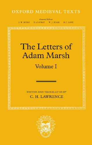 The Letters of Adam Marsh