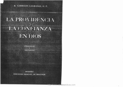 La providencia y la confianza en Dios