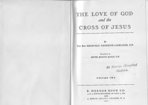 Love of God and the Cross of Jesus (vol. 2)