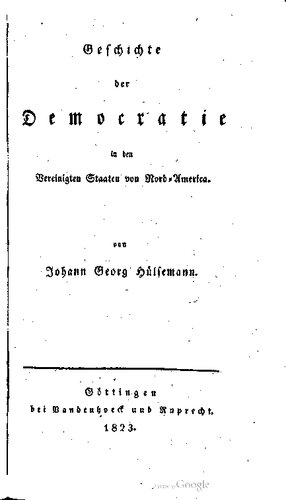 Geschichte der Demokratie in den Vereinigten Staaten von Nord-Amerika