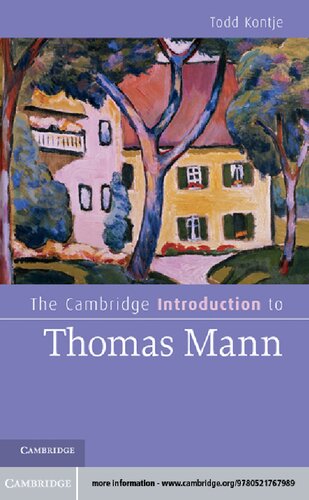 The Cambridge Introduction to Thomas Mann