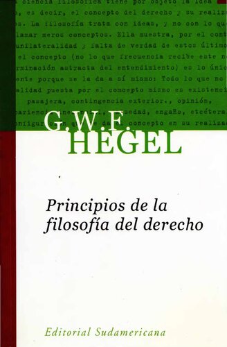 Principios de la filosofía del derecho