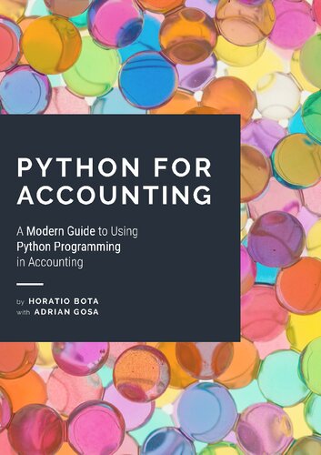 Python for Accounting. A Modern Guide Python Programming in Accounting