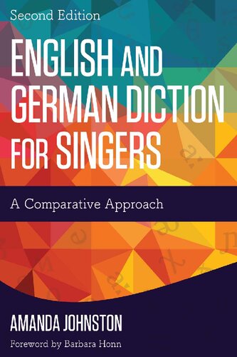 English and German Diction for Singers: A Comparative Approach