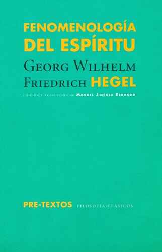 Fenomenología del espíritu