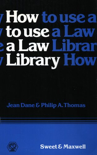 How to Use a Law Library (1979)