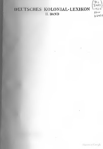 Deutsches Kolonial-Lexikon