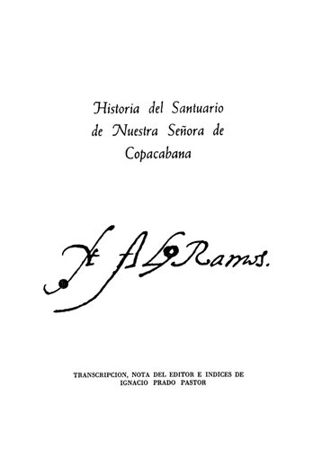 Historia del santuario de Nuestra Señora de Copacabana