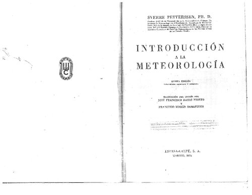 Introducción a la Meteorología