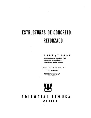 Estructuras de Concreto Reforzado (Spanish Edition)