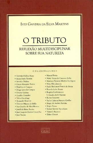 O tributo : reflexão multidisciplinar sobre sua natureza