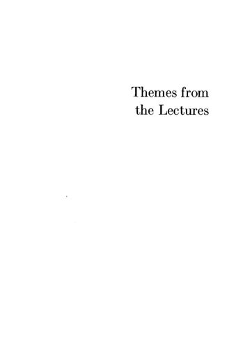 Themes from the Lectures at the College De France 1952-1960