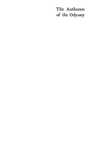 The authoress of the Odissey