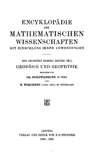 Geodäsie und Geophysik