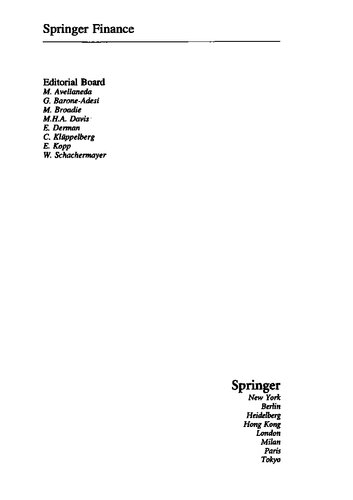 Stochastic Calculus for Finance I : The Binomial Asset Pricing Model