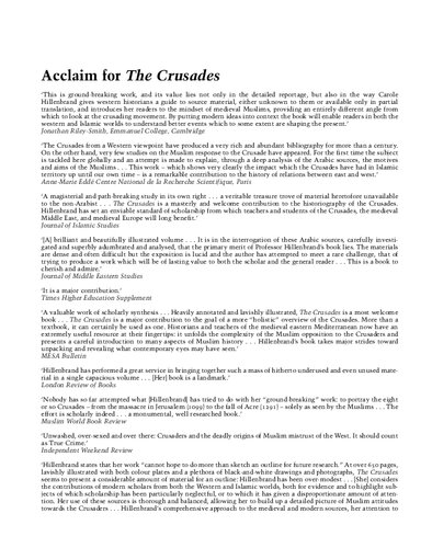 The Crusades: An Islamic Perspective