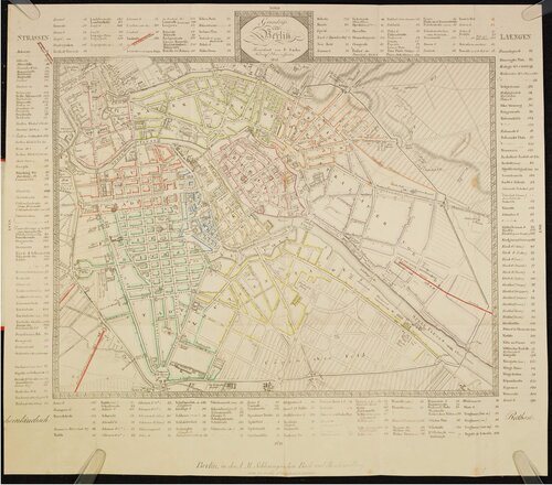 Grundriss von Berlin