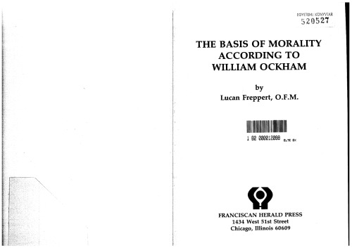 Basis of Morality According to William Ockham