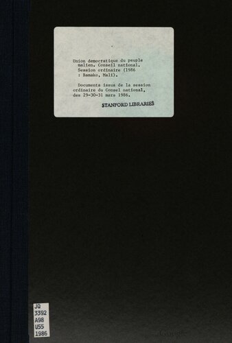 Documents issus de la Session ordinaire du Conseil national des 29-30-31, mars 1986
