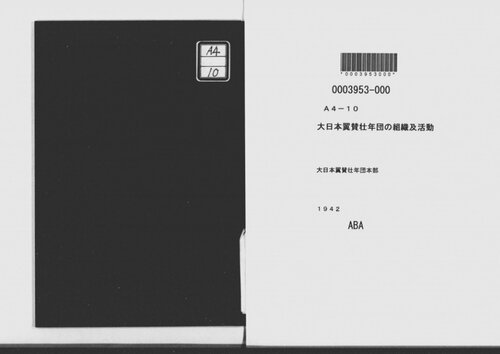 大日本翼賛壮年団の組織及活動