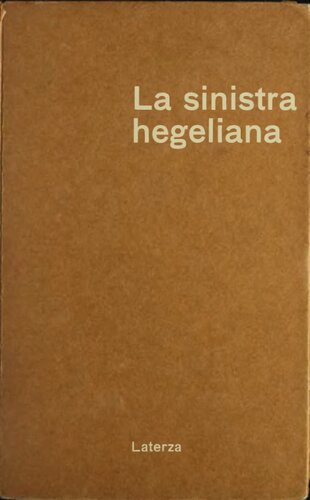 La sinistra hegeliana