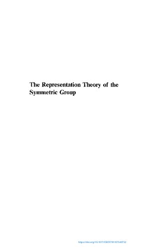 The Representation Theory of the Symmetric Group