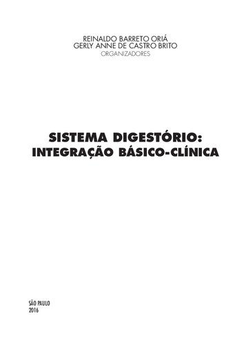 Sistema Digestório: Integração Básico-Clínica