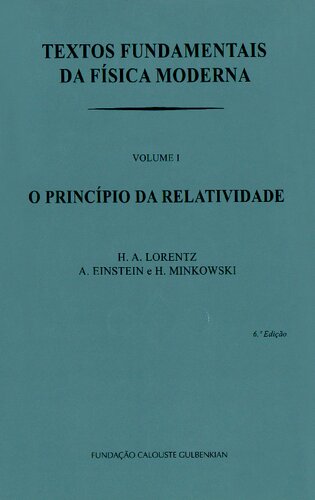 Textos fundamentais da fisica moderna