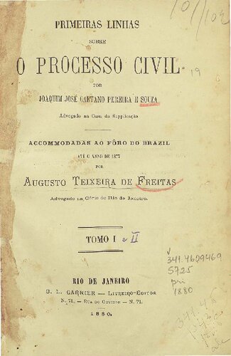 Primeiras linhas sobre o processo civil