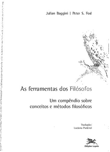As ferramentas dos filósofos - Um compêndio sobre conceitos e métodos