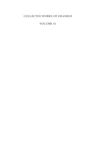 The New Testament Scholarship of Erasmus: An Introduction with Erasmus' Prefaces and Ancillary Writings