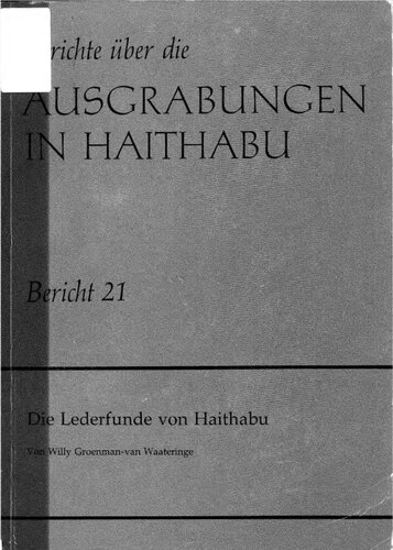 Die Lederfunde von Haithabu