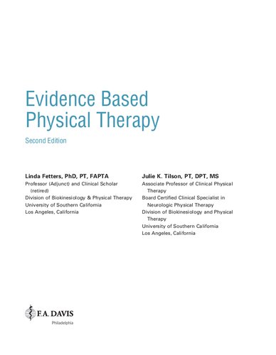 Evidence Based Physical Therapy