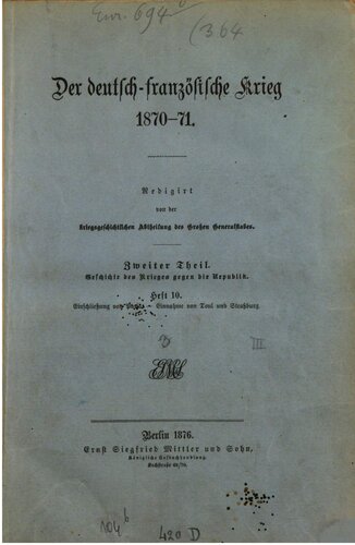 Geschichte des Krieges gegen die Republik