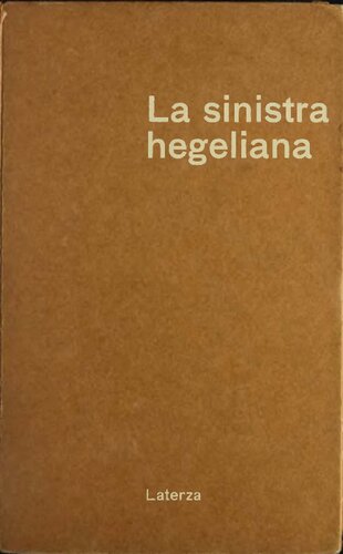 La sinistra hegeliana