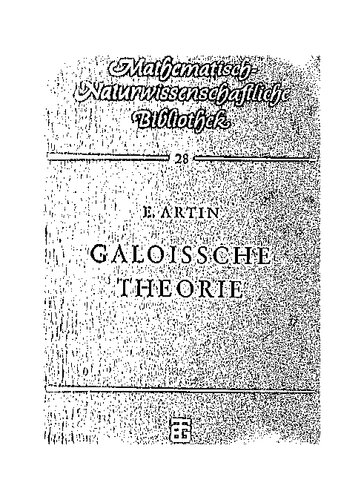 Galoissche Theorie