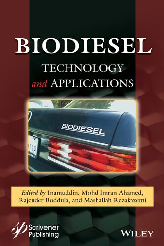 Biodiesel Technology and Applications: Technology and Applications