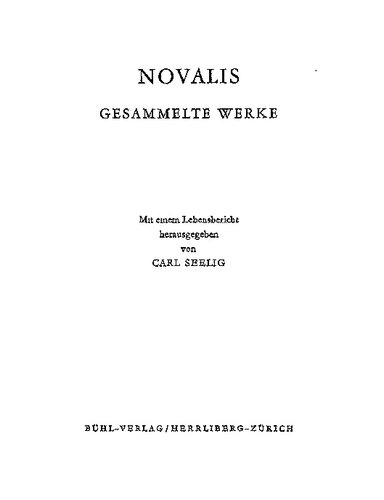 Gesammelte Werke - Dritter Band