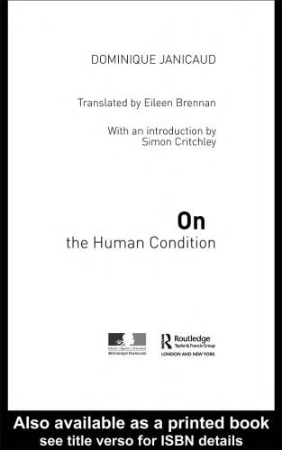 On the Human Condition ()