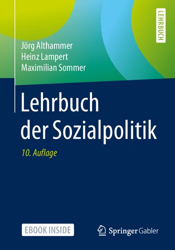 Lehrbuch der Sozialpolitik (Springer-Lehrbuch) (German Edition)