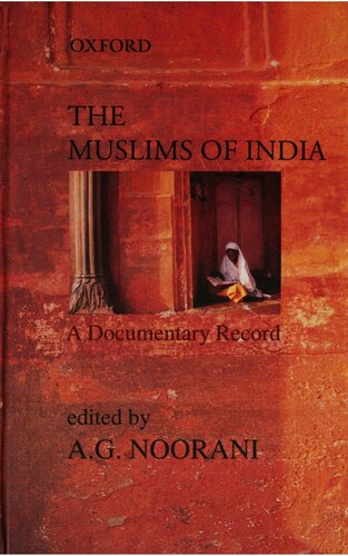 The Muslims of India: A Documentary Record