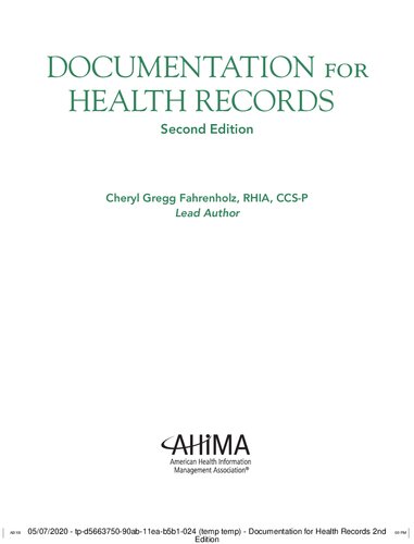 Documentation for Health Records