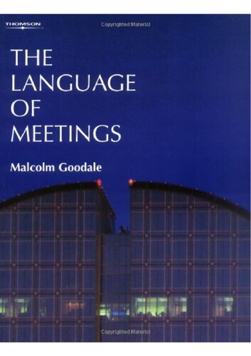 The Language of Meetings (Properly Bookmarked)