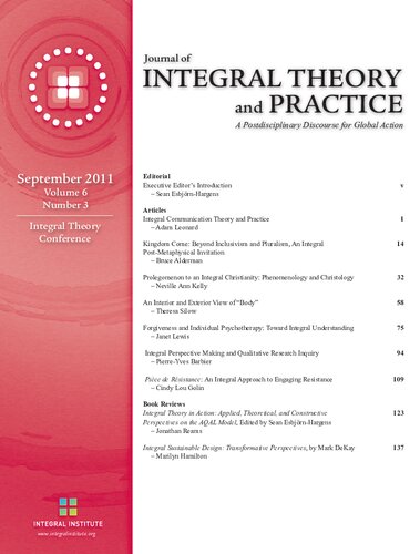 Journal of Integral Theory and Practice 2011—Vol. 6, No. 3