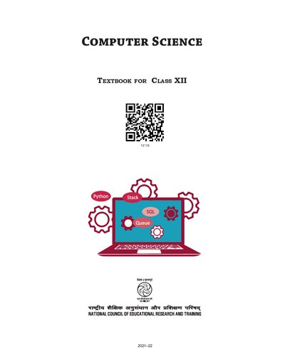 Computer Science Textbook for Class 12