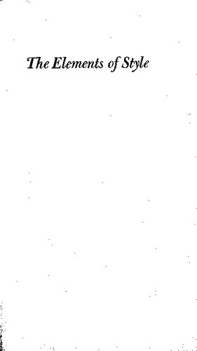 The Elements of Style