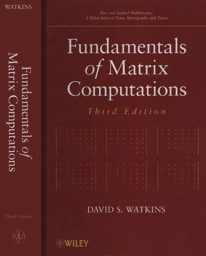 Fundamentals of Matrix Computations